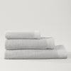 Barcelona Textured Cotton Bath Sheet Pearl Grey