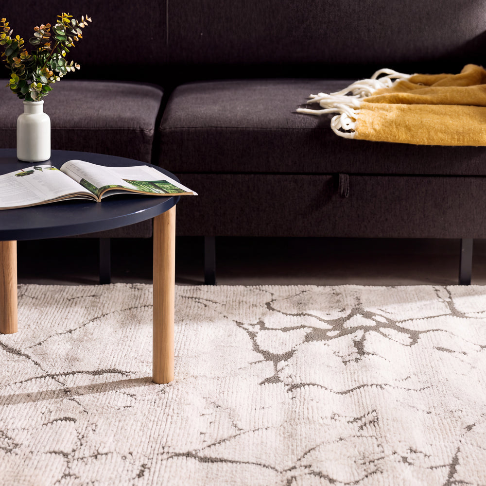 Bayonne Woven Carpet Grey-Carpets/Rugs
