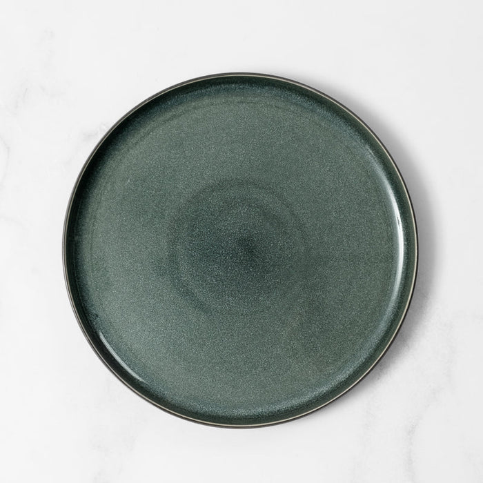 Bella Ceramic Dinner Plate - Dusky Green and Grey-CERAMIC