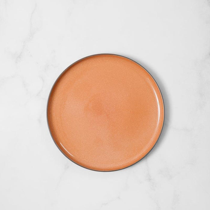 Bella Ceramic Side Plate - Coral and Grey-CERAMIC