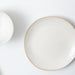 Bella Ceramic Side Plate - White and Natural-CERAMIC