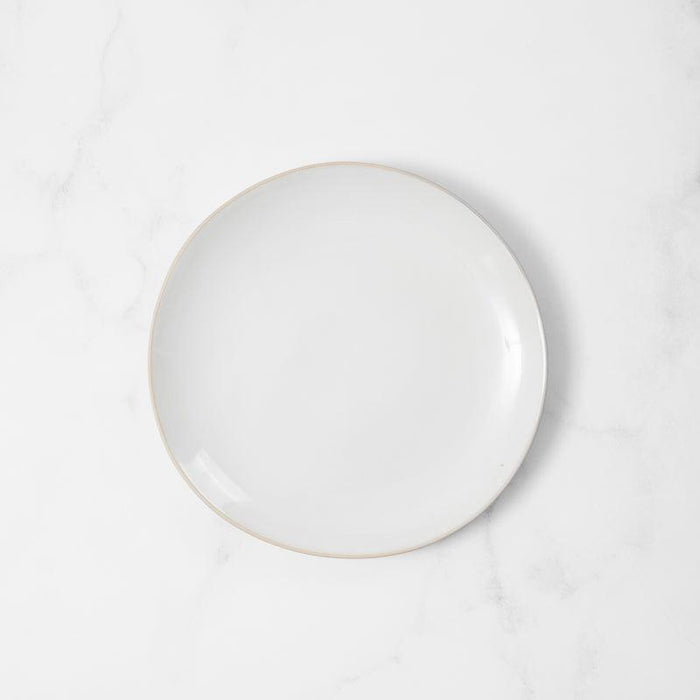 Bella Ceramic Side Plate - White and Natural-CERAMIC