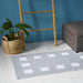 Big Box Pattern Rug - Light Grey