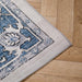 Blue Centre Distress Carpet-CARPETS