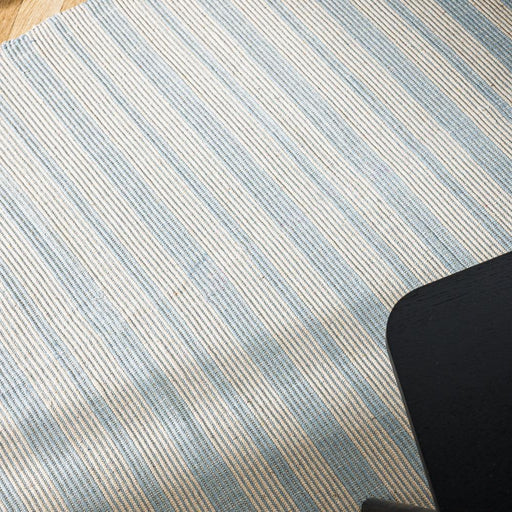 Box Rug Beige Stripe Light Grey (120 x 180cm)-Box Rugs