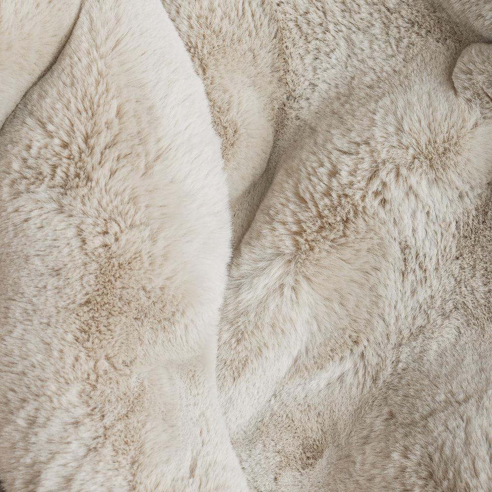 Bubble Mink Faux Fur Blanket Mist-Blankets