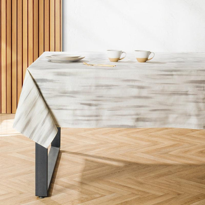 Carmel Designs Tablecloth Brush Stroke - Ash Grey-Tablecloths