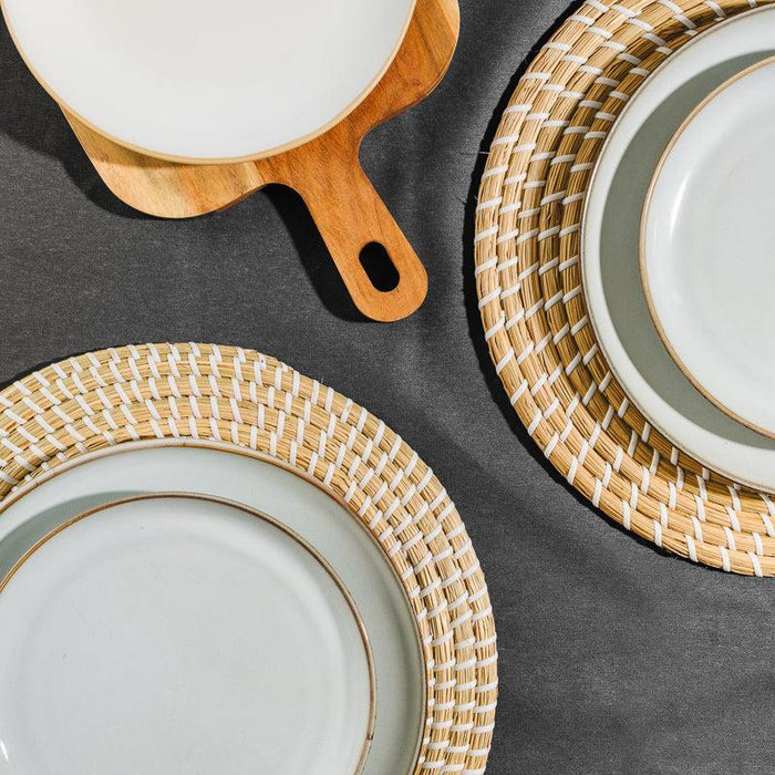 Carmel Designs Tablecloth Plain - Steel-Tablecloths