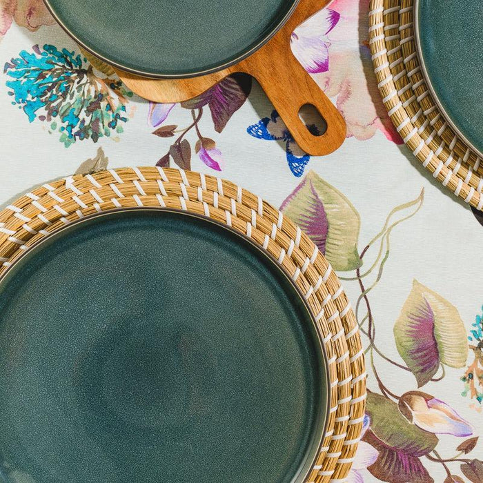 Carmel Designs Tablecloth Spring - Sky Blue-Tablecloths