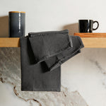 Caterers Choice Honeycomb Weave Kitchen Towel Set Dark Grey 2 Pack