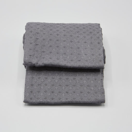 Caterer's Choice Charcoal Waffle Weave Dishcloths