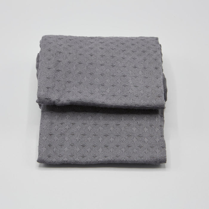 Caterer's Choice Charcoal Waffle Weave Dishcloths