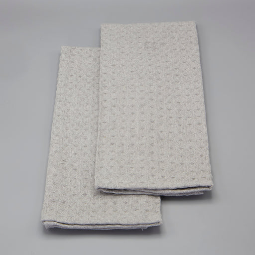 Caterer's Choice Waffle Weave Dishcloths (2 Pack) - Light Grey