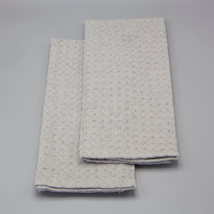 Caterer's Choice Waffle Weave Dishcloths (2 Pack) - Light Grey