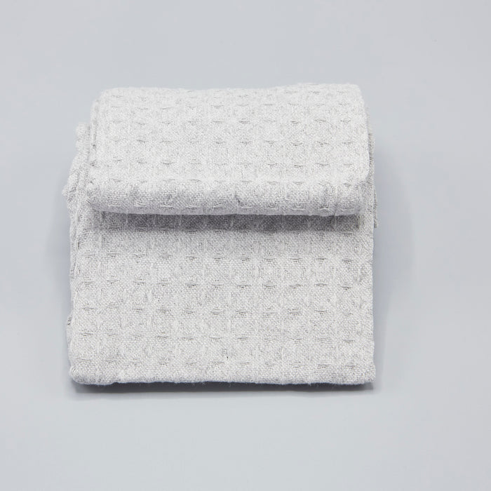 Caterer's Choice Waffle Weave Dishcloths (2 Pack) - Light Grey
