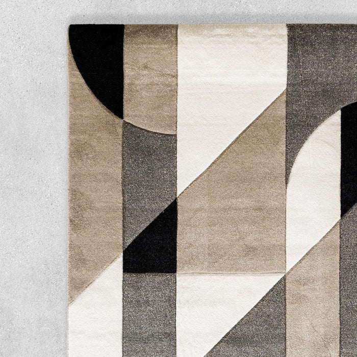 Chantilly Woven Carpet Black Melange-Carpets/Rugs