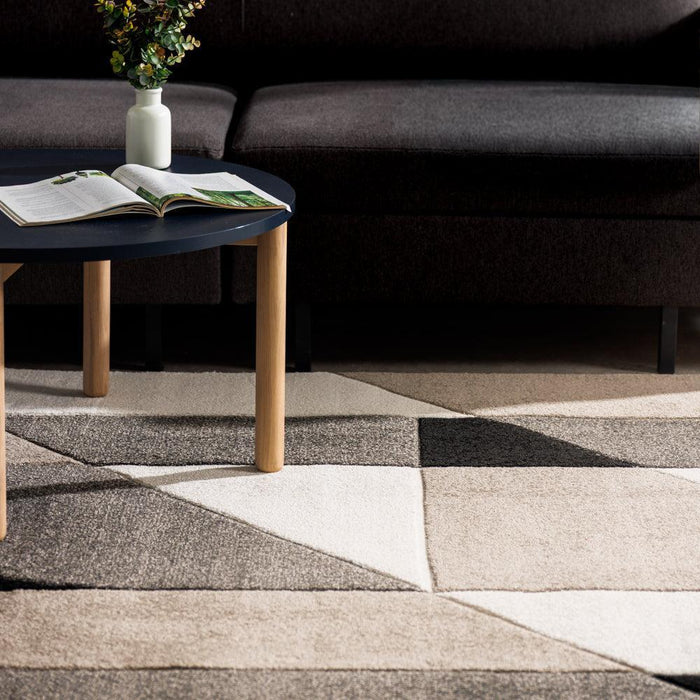 Chantilly Woven Carpet Black Melange-Carpets/Rugs