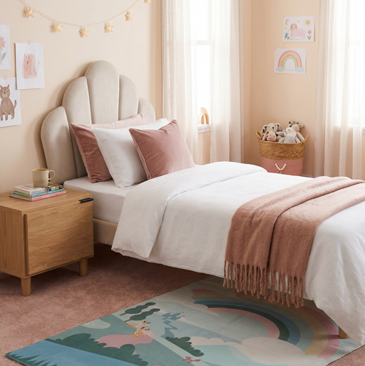 Clam Headboard Magical Fog-Headboards & Footboards