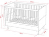 Concept Convertible Cot (70X140)