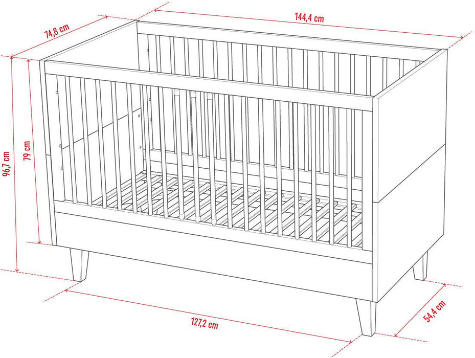Concept Convertible Cot (70X140)