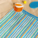 Cotton Collection Bay Breeze Stripes Velour Beach Towel-Beach Towels
