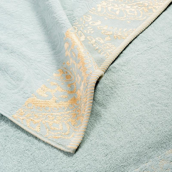 Cotton Bay Jacquard Border Hand Towel