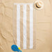 Cotton Bay Miami Cabana Beach Towel Sandy Stripe-Beach Towels