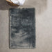 Cotton Bay Non-Slip Silky Bath Mat - Gun Metal Grey-Bath Mat