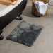 Cotton Bay Non-Slip Silky Bath Mat - Gun Metal Grey-Bath Mat