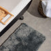 Cotton Bay Non-Slip Silky Bath Mat - Gun Metal Grey-Bath Mat