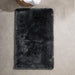 Cotton Bay Non-Slip Silky Mat - Jet Black-Bath Mat
