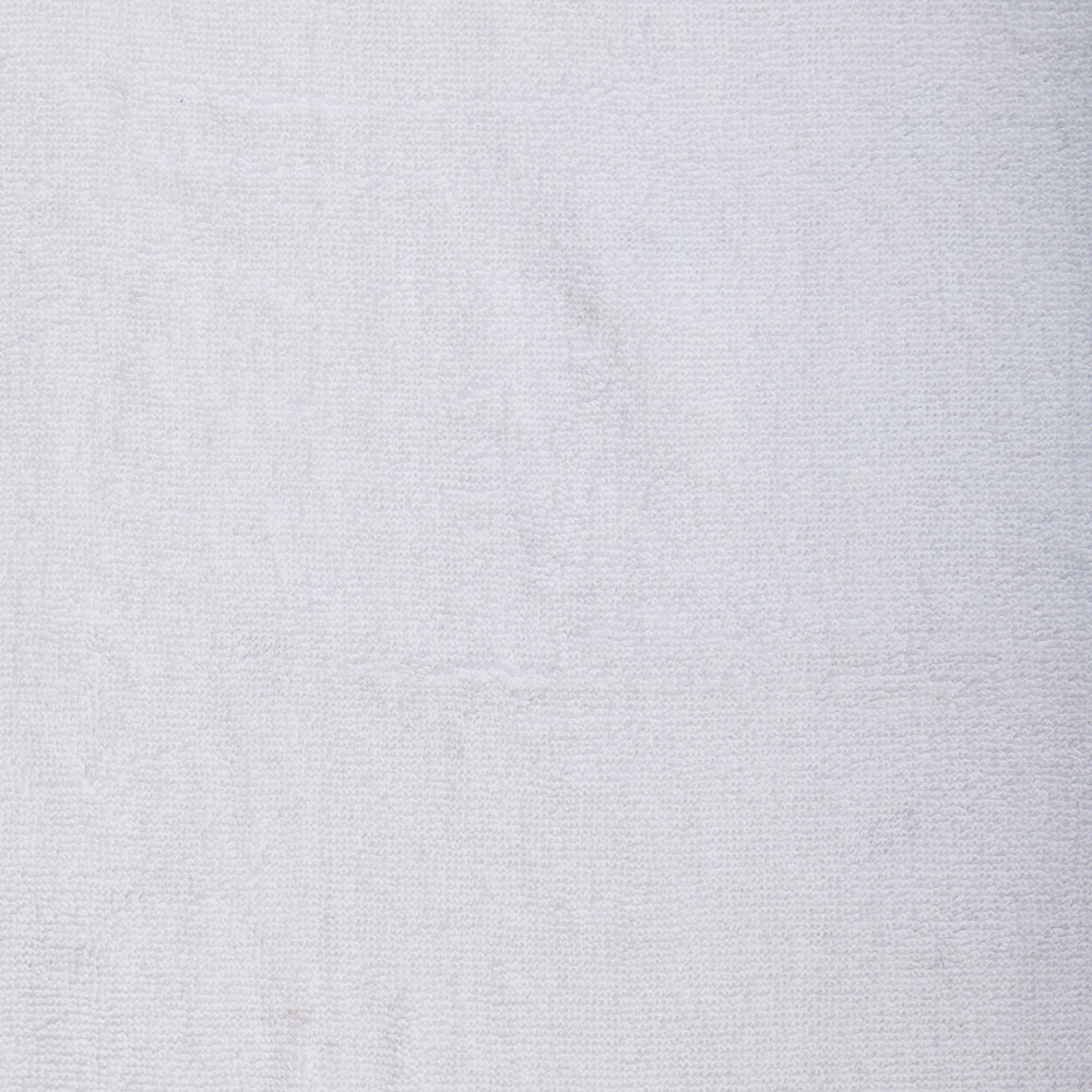 Cotton Bay Solid Tub Mat White-Bath Mats