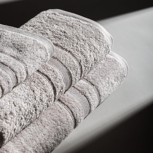 Cotton Bay Supreme Bath Sheet Dove Grey-Towels