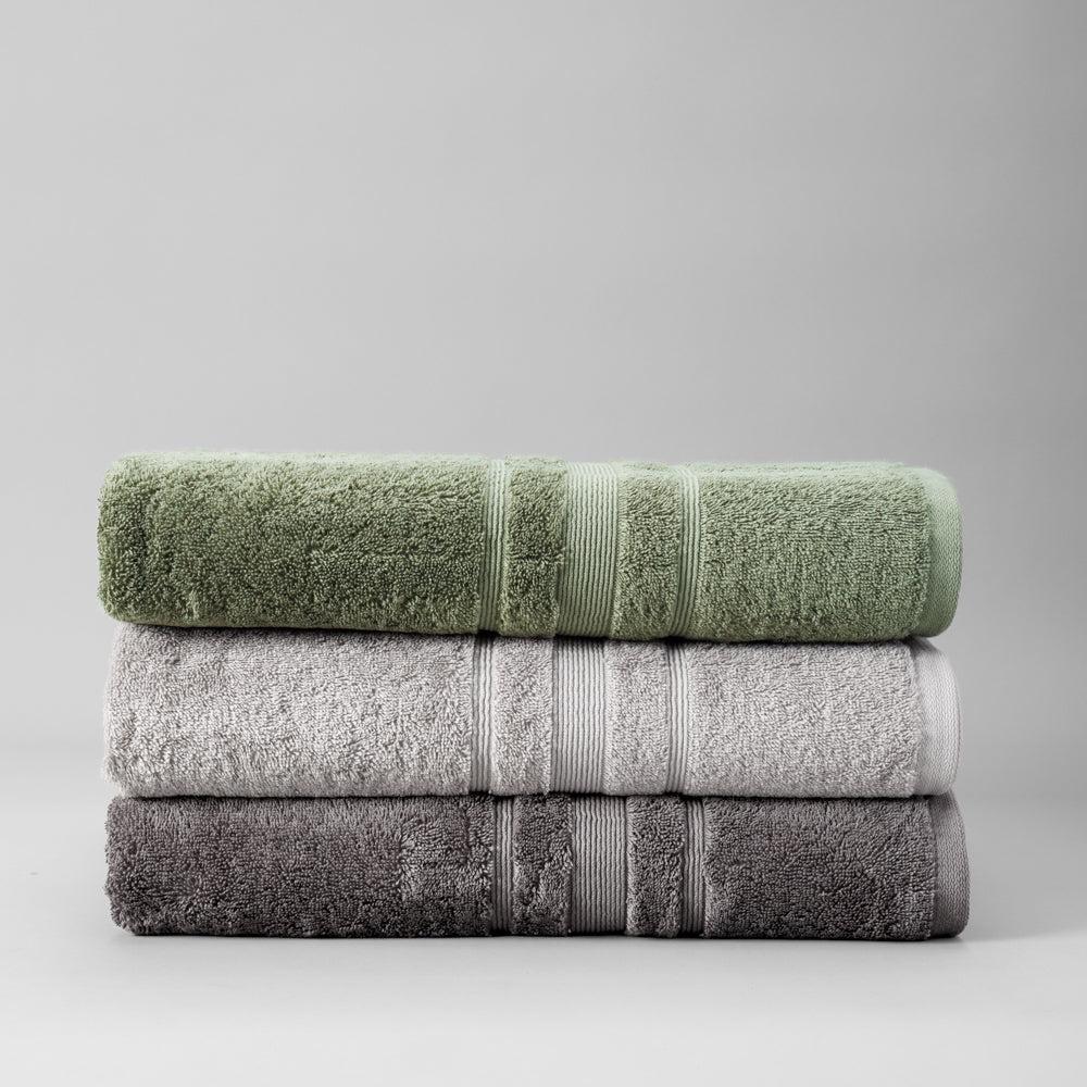 Cotton Bay Supreme Hand Towel Mid Grey-Towels