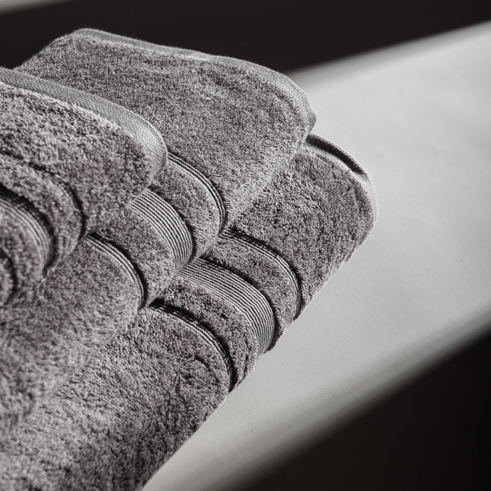 Cotton Bay Supreme Bath Towel Mid Grey-Towels