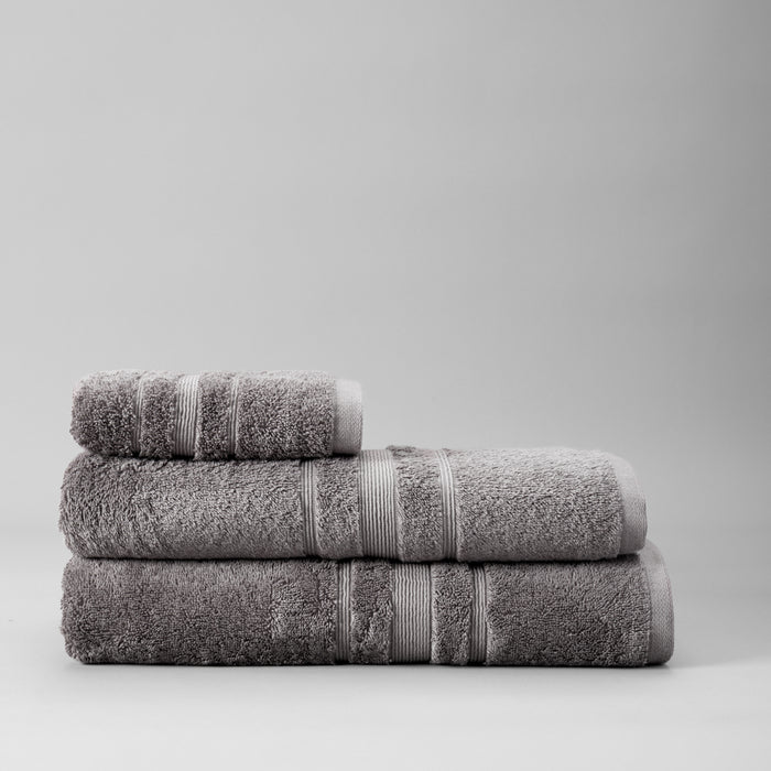 Cotton Bay Supreme Bath Towel Mid Grey-Towels