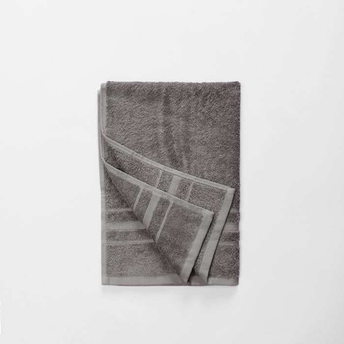 Cotton Bay Supreme Hand Towel Mid Grey-Towels