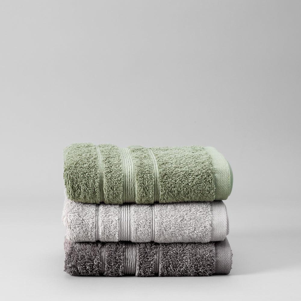 Cotton Bay Supreme Hand Towel Moss Green-Towels