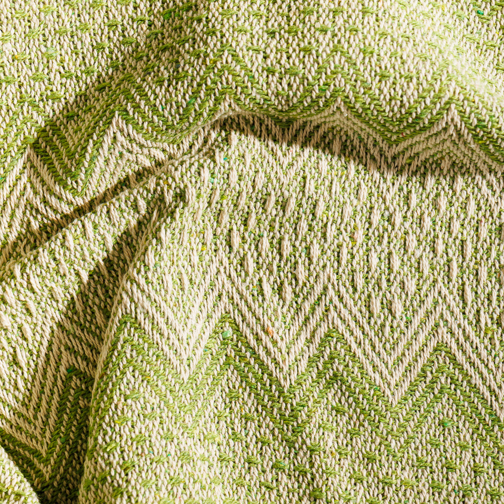 Cotton Bay Throw Alpine Wave Green-Throws