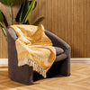 Cotton Bay Throw Alpine Wave Yellow
