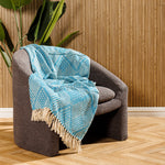 Cotton Bay Throw Arden Turquoise