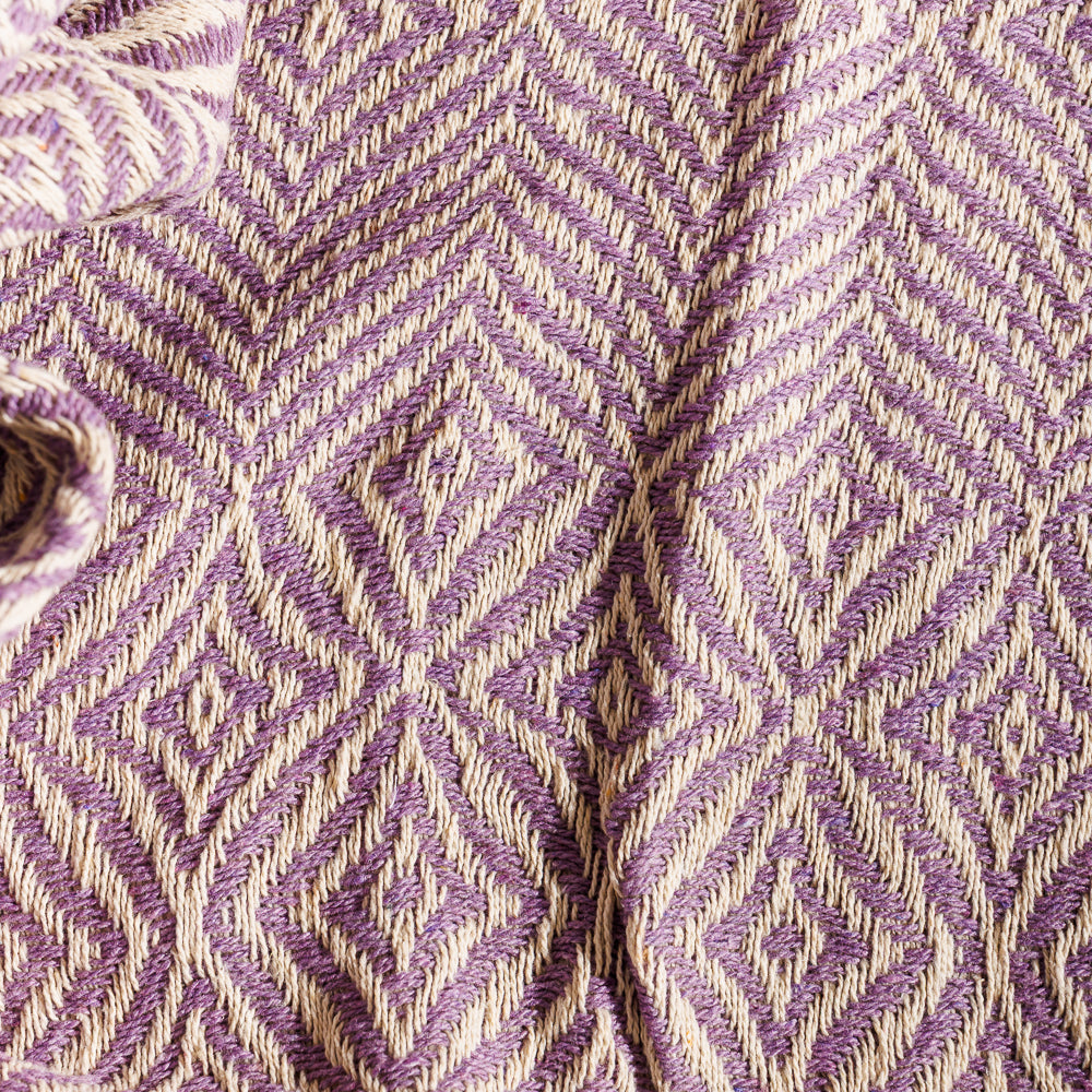 Cotton Bay Throw Nordica Lilac-Throws