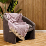 Cotton Bay Throw Nordica Lilac