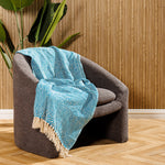 Cotton Bay Throw Nordica Turquoise