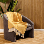 Cotton Bay Throw Nordica Yellow