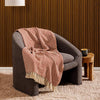 Cotton Bay Throw Terracotta