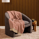 Cotton Bay Throw Terracotta