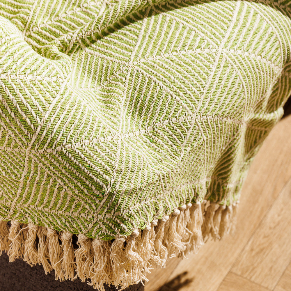 Cotton Bay Throw Vallencia Green-Throws