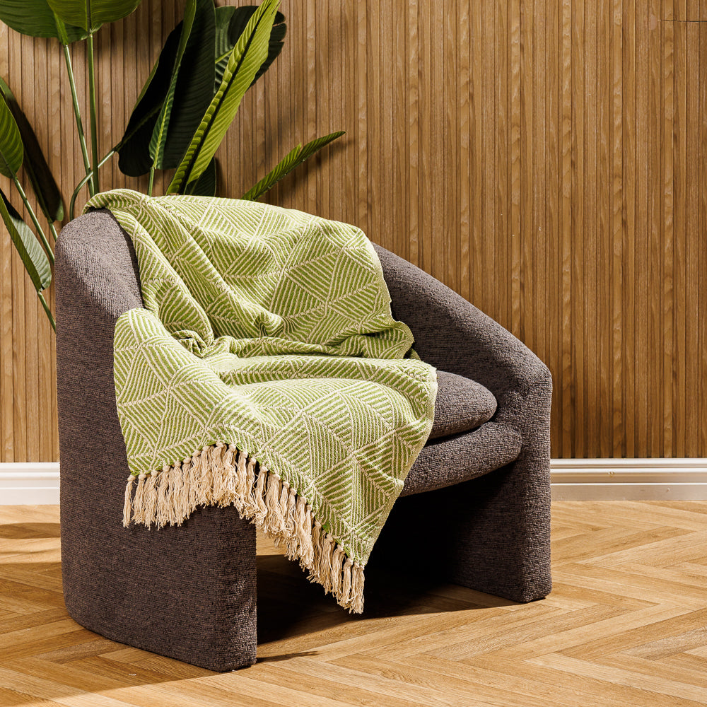 Cotton Bay Throw Vallencia Green-Throws