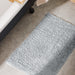 Cotton Bay Tufted Bathroom Mat Light Grey 2 Piece-Bath Mats